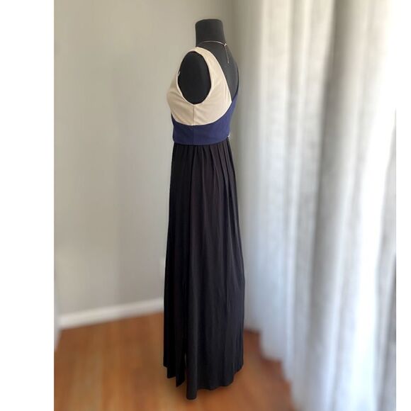 Anthropologie Maeve Elysian Color Block Maxi Dress - Picture 13 of 16